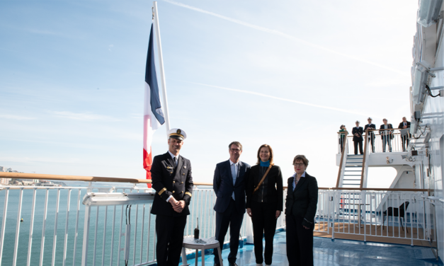 Brittany Ferries fait entrer dans sa flotte le deuxième navire hybride sous pavillon français