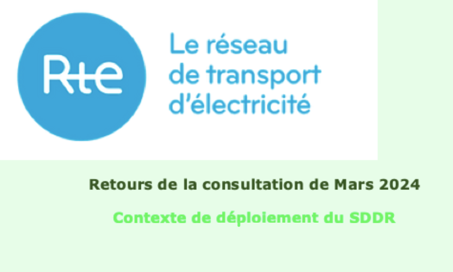 Consultation publique lancée en mars 2024 par RTE sur le SDDR : les réponses – 4