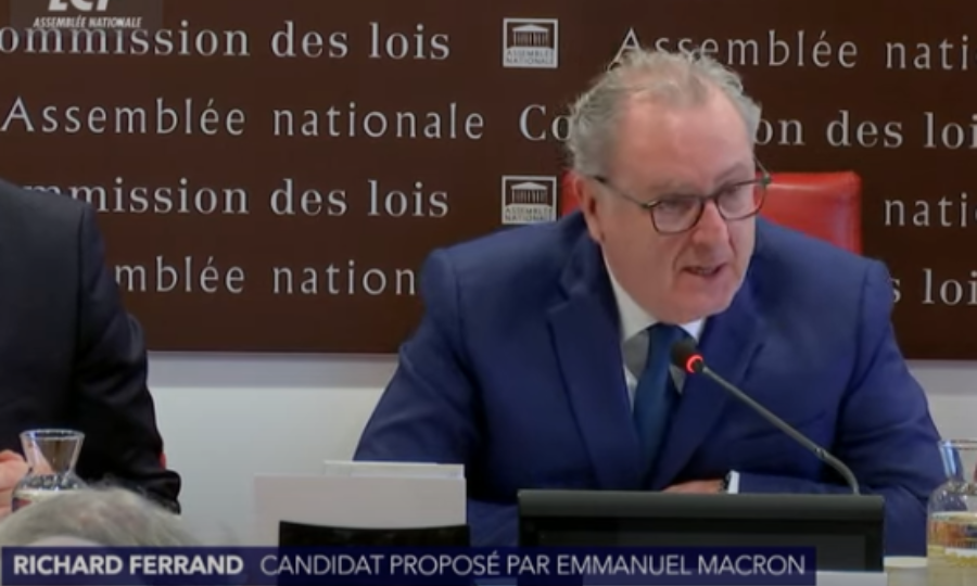 Richard Ferrand, nommé à une voix, Président du Conseil constitutionnel