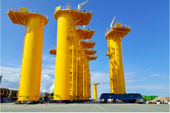 Sarens entre en opération pour les fondations du parc en mer d’Ocean Wind à Yeu Noirmoutier