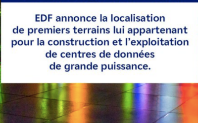 EDF lance un AMI pour des futurs Data Centers