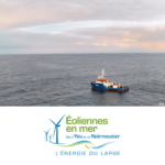 La pose des câbles inter-éolienne du parc EMYN, filiale d’Ocean Winds, a repris le 1er mars