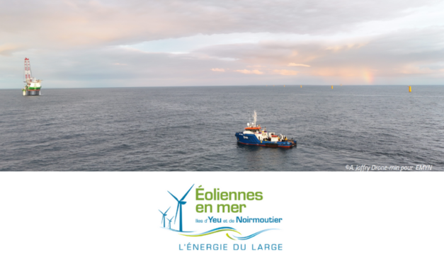 La pose des câbles inter-éolienne du parc EMYN, filiale d’Ocean Winds, a repris le 1er mars