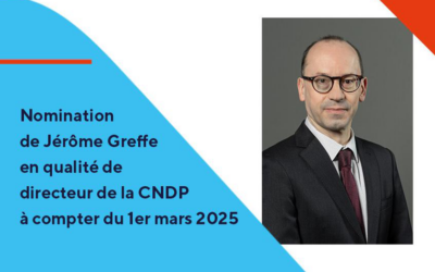 Jérôme Greffe a été nommé directeur de la CNDP