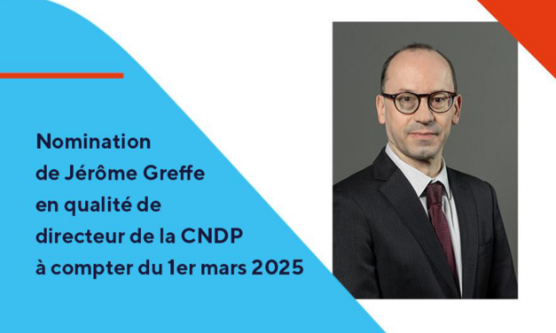 Jérôme Greffe a été nommé directeur de la CNDP